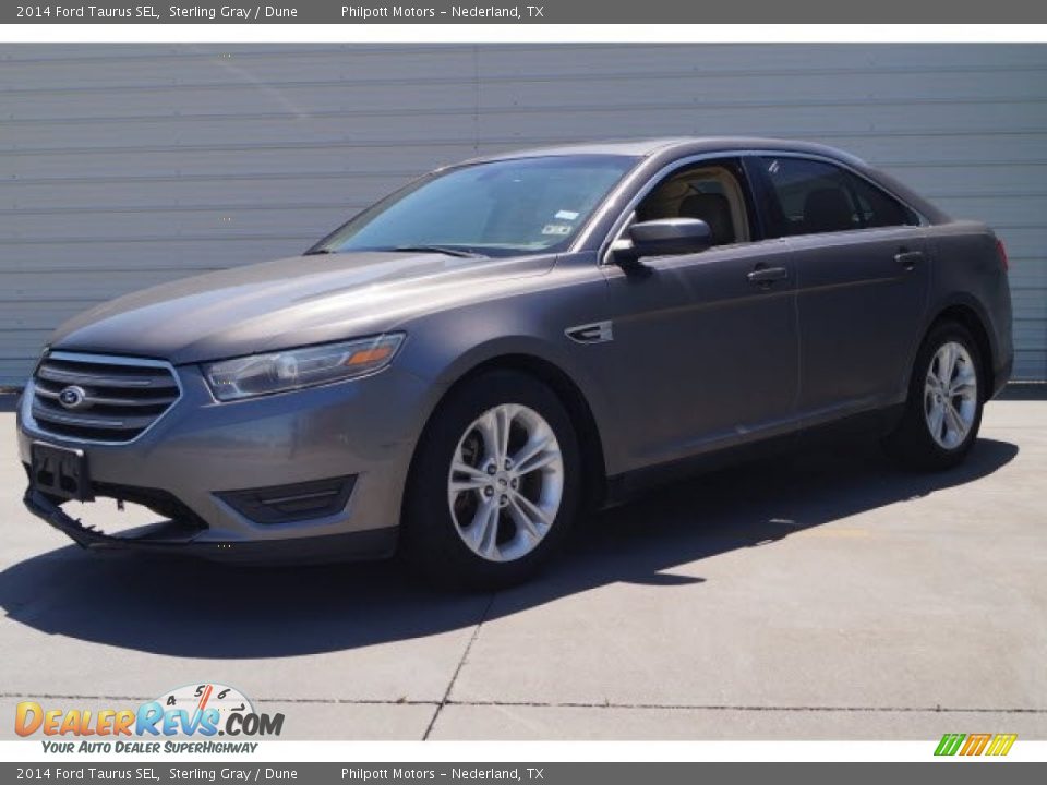 2014 Ford Taurus SEL Sterling Gray / Dune Photo #3