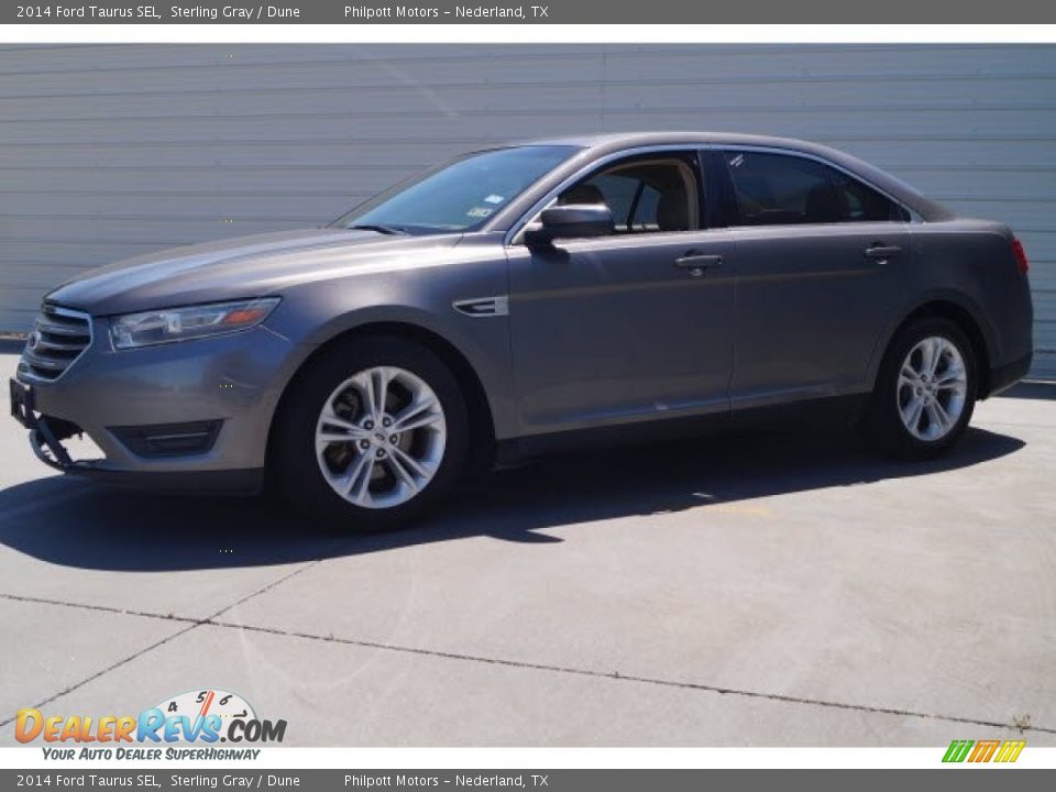 2014 Ford Taurus SEL Sterling Gray / Dune Photo #4