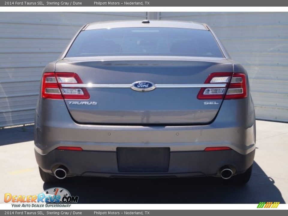 2014 Ford Taurus SEL Sterling Gray / Dune Photo #6