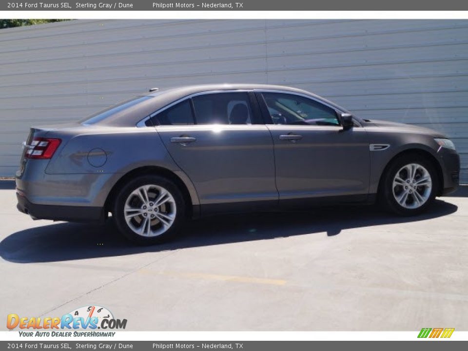 2014 Ford Taurus SEL Sterling Gray / Dune Photo #8