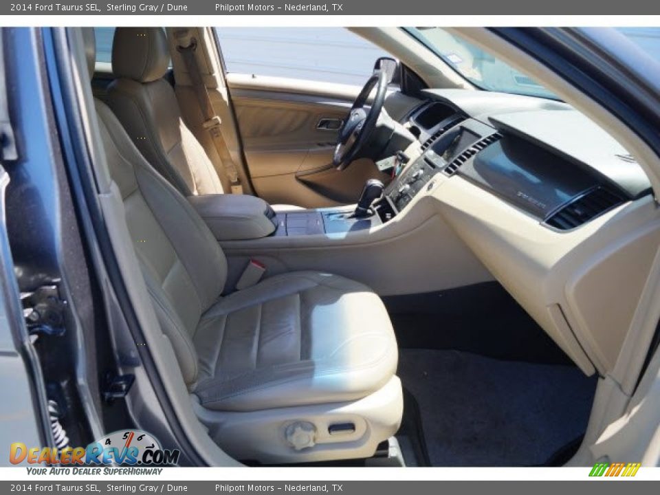 2014 Ford Taurus SEL Sterling Gray / Dune Photo #11