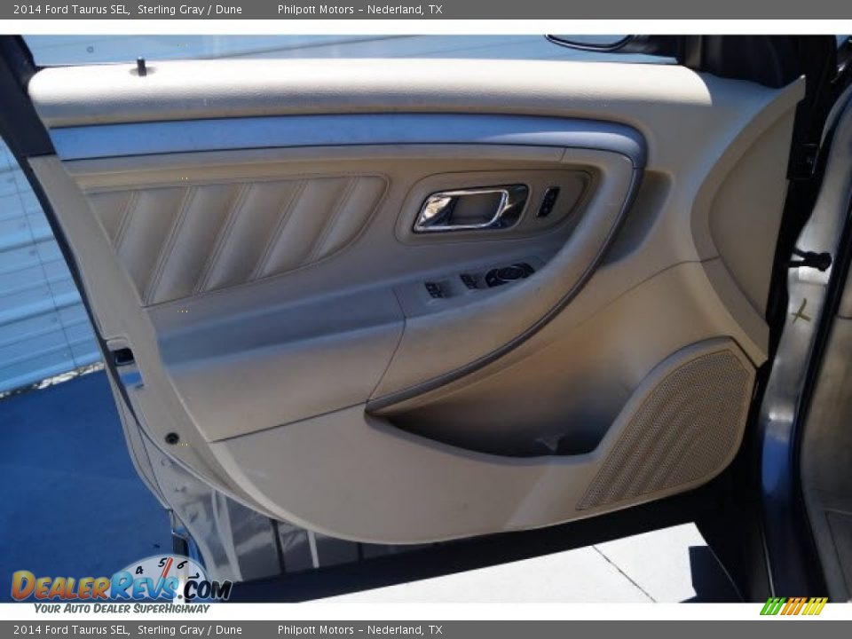 2014 Ford Taurus SEL Sterling Gray / Dune Photo #17