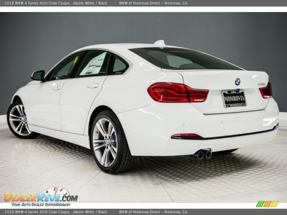 2018 BMW 4 Series 430i Gran Coupe Alpine White / Black Photo #3