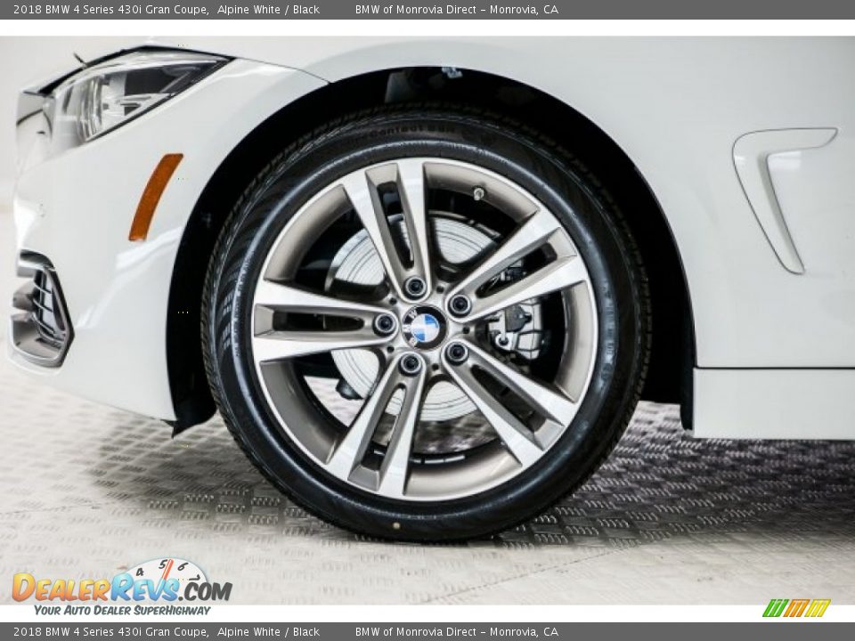 2018 BMW 4 Series 430i Gran Coupe Alpine White / Black Photo #9