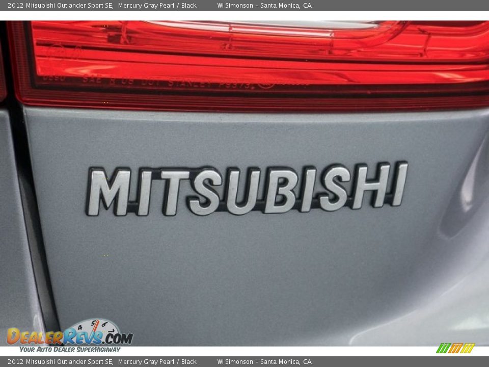 2012 Mitsubishi Outlander Sport SE Mercury Gray Pearl / Black Photo #7
