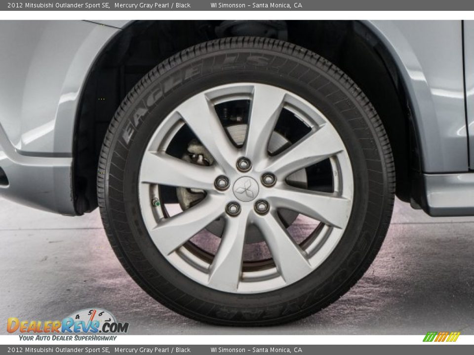 2012 Mitsubishi Outlander Sport SE Mercury Gray Pearl / Black Photo #8