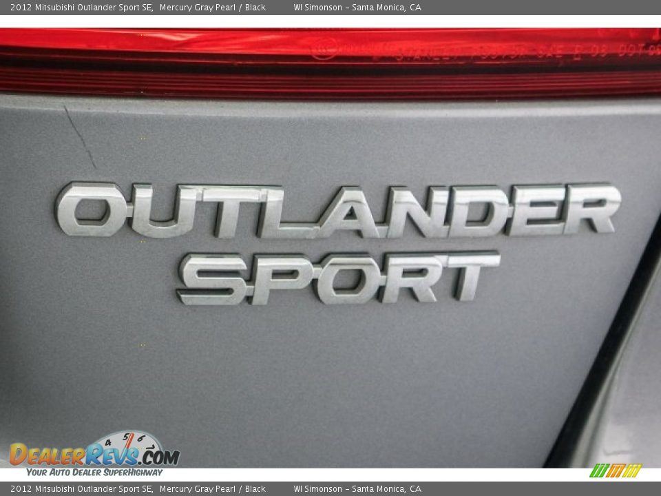 2012 Mitsubishi Outlander Sport SE Mercury Gray Pearl / Black Photo #31