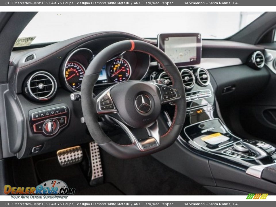 Dashboard of 2017 Mercedes-Benz C 63 AMG S Coupe Photo #5