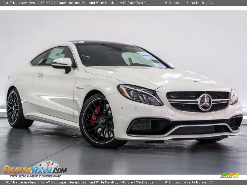 Front 3/4 View of 2017 Mercedes-Benz C 63 AMG S Coupe Photo #12