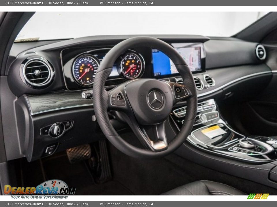2017 Mercedes-Benz E 300 Sedan Black / Black Photo #5