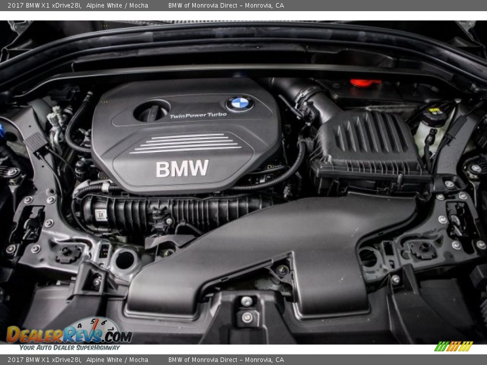 2017 BMW X1 xDrive28i Alpine White / Mocha Photo #8