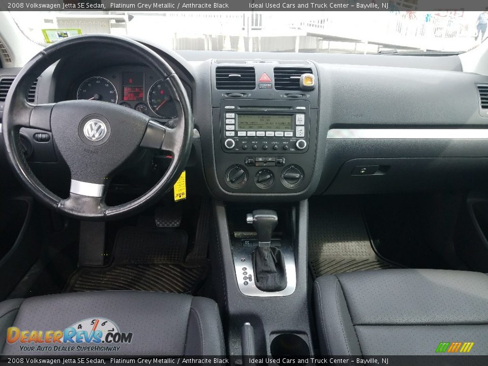 2008 Volkswagen Jetta SE Sedan Platinum Grey Metallic / Anthracite Black Photo #5