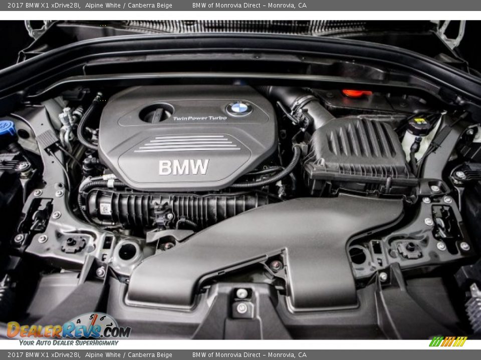 2017 BMW X1 xDrive28i Alpine White / Canberra Beige Photo #8