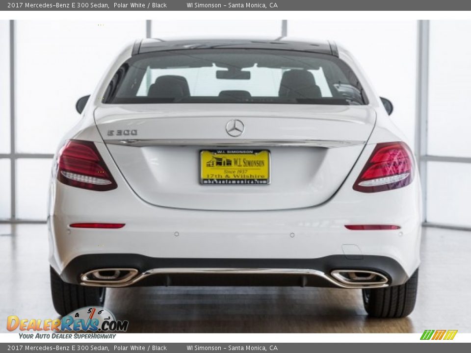 2017 Mercedes-Benz E 300 Sedan Polar White / Black Photo #4