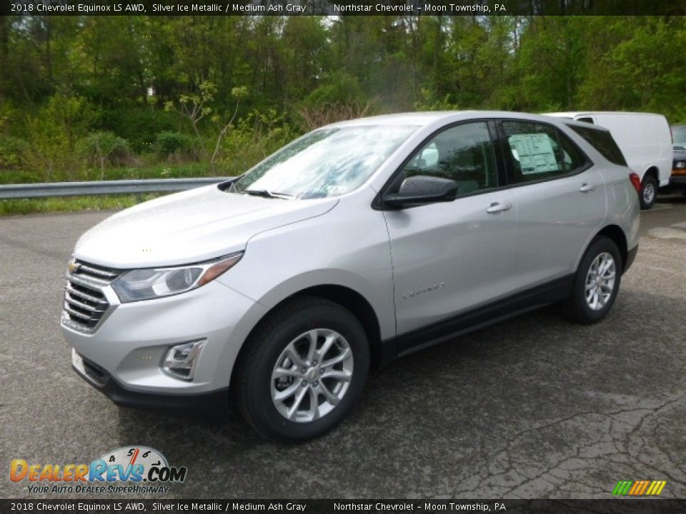 2018 Chevrolet Equinox LS AWD Silver Ice Metallic / Medium Ash Gray Photo #1