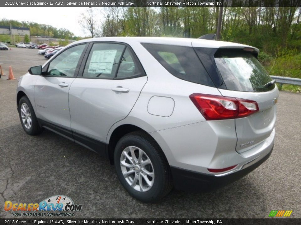2018 Chevrolet Equinox LS AWD Silver Ice Metallic / Medium Ash Gray Photo #3