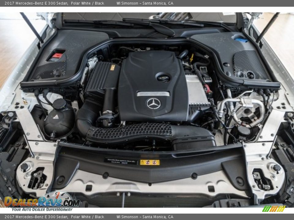 2017 Mercedes-Benz E 300 Sedan Polar White / Black Photo #10