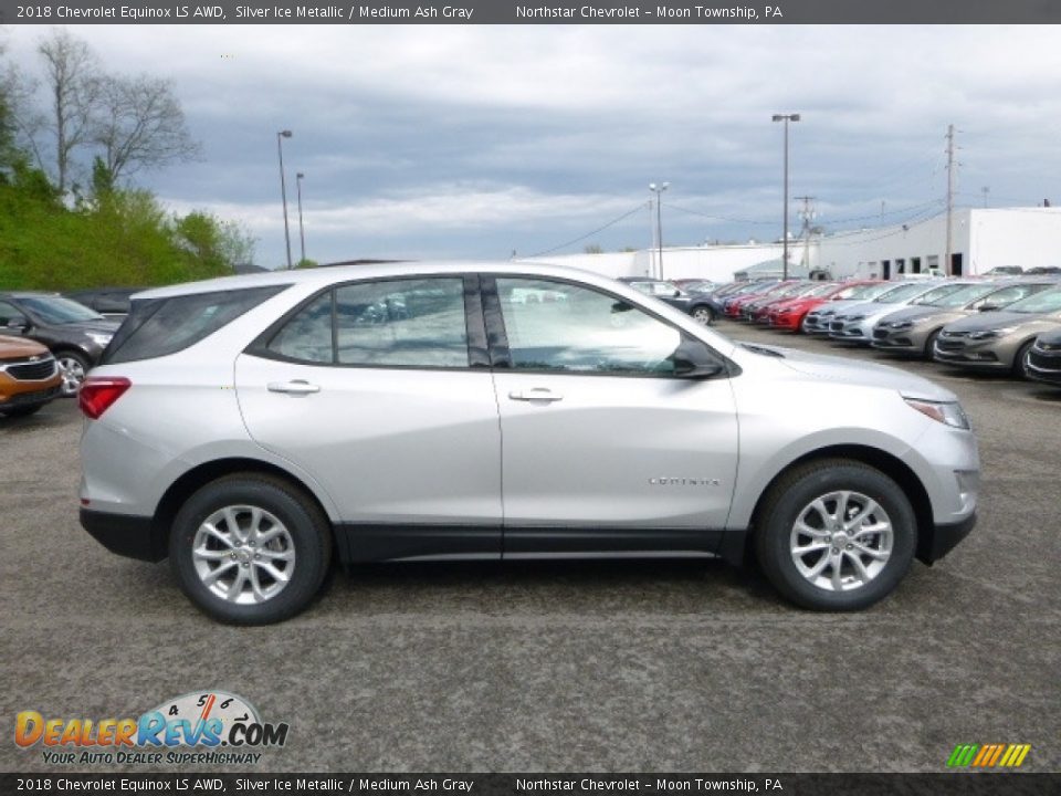 2018 Chevrolet Equinox LS AWD Silver Ice Metallic / Medium Ash Gray Photo #6