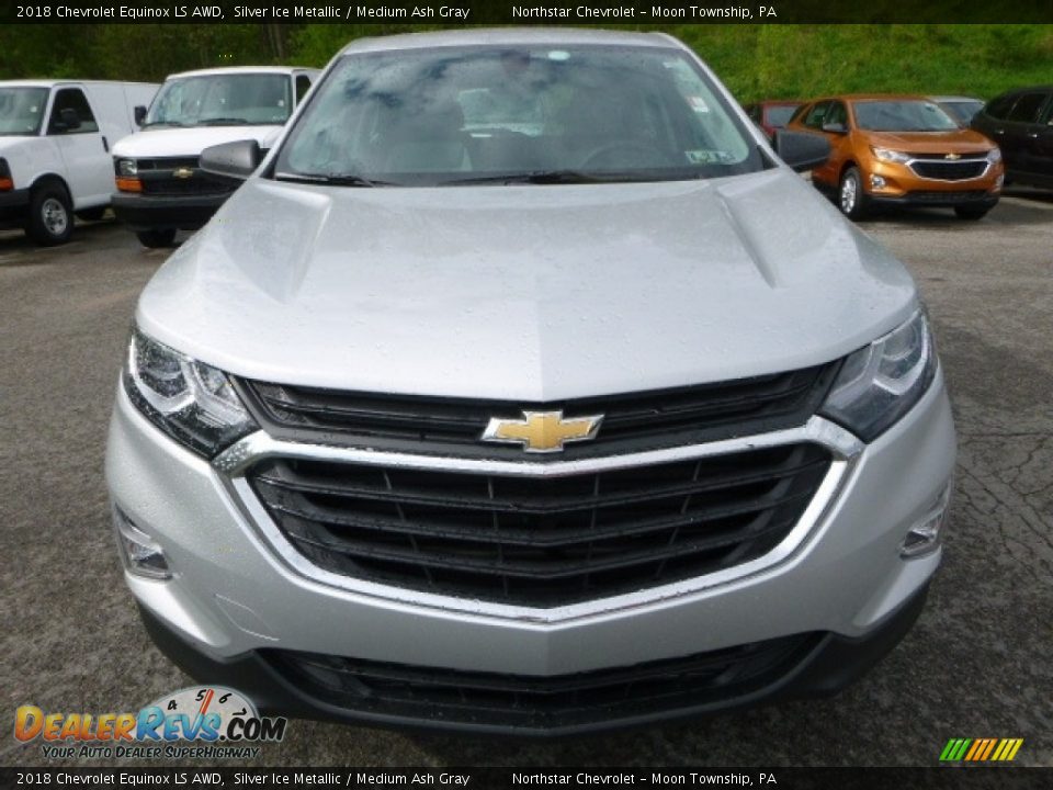 2018 Chevrolet Equinox LS AWD Silver Ice Metallic / Medium Ash Gray Photo #8