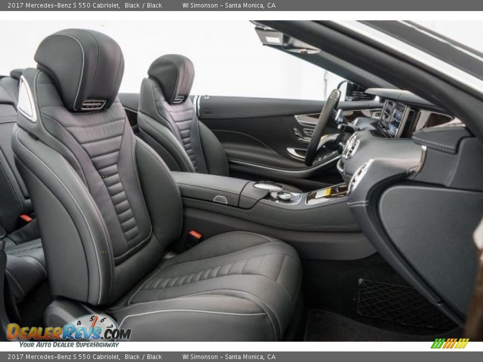 Black Interior - 2017 Mercedes-Benz S 550 Cabriolet Photo #2