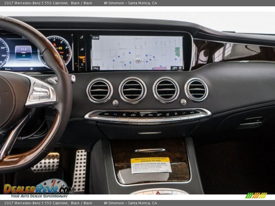 Controls of 2017 Mercedes-Benz S 550 Cabriolet Photo #8