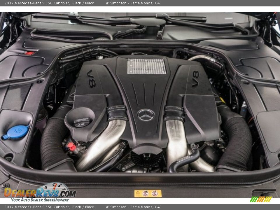 2017 Mercedes-Benz S 550 Cabriolet 4.7 Liter DI biturbo DOHC 32-Valve VVT V8 Engine Photo #9