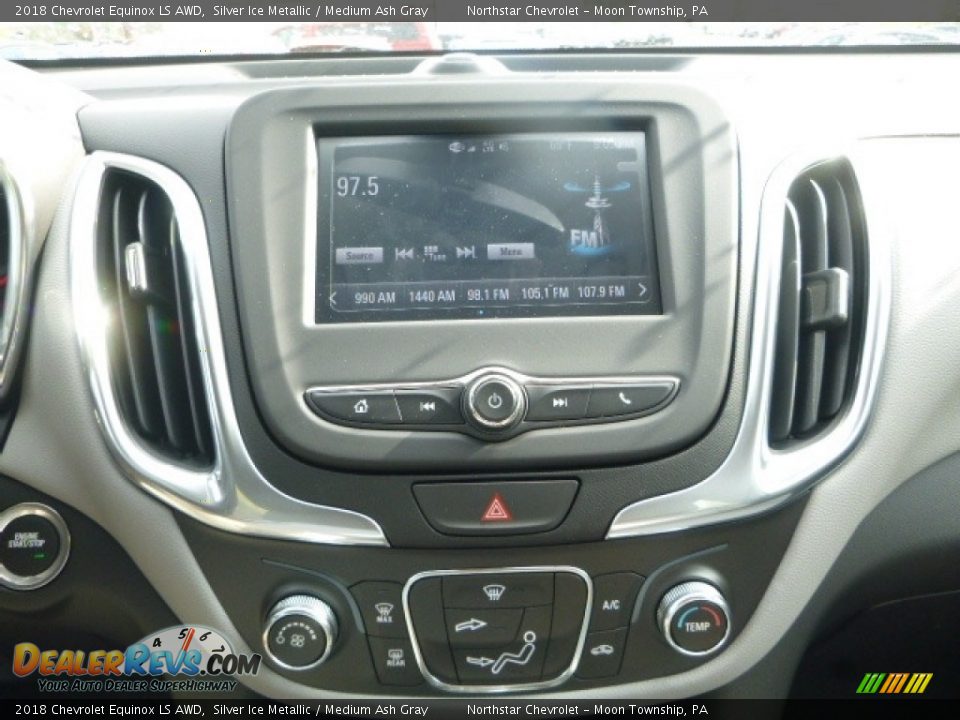 2018 Chevrolet Equinox LS AWD Silver Ice Metallic / Medium Ash Gray Photo #17