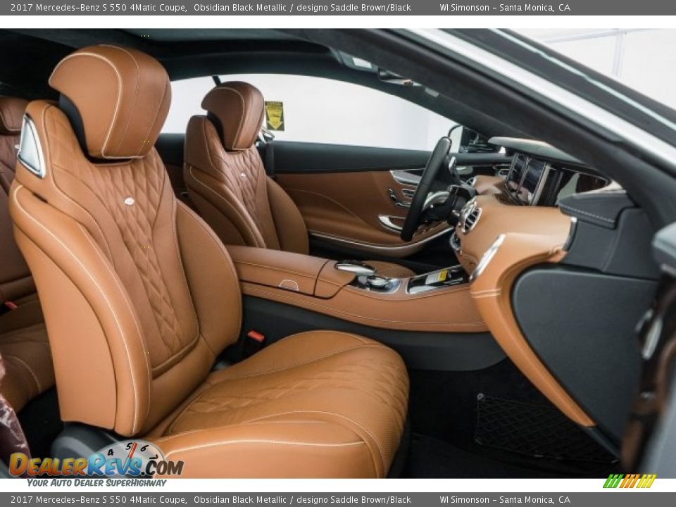 designo Saddle Brown/Black Interior - 2017 Mercedes-Benz S 550 4Matic Coupe Photo #2