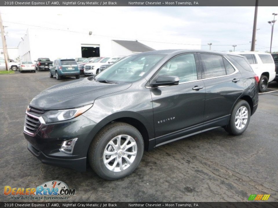 2018 Chevrolet Equinox LT AWD Nightfall Gray Metallic / Jet Black Photo #1