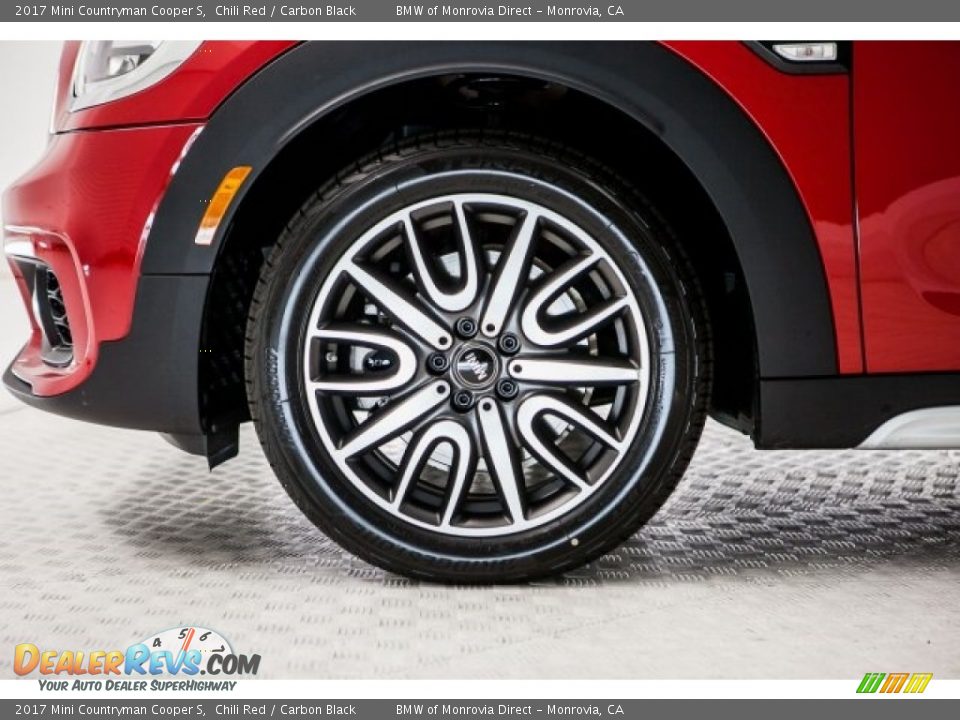 2017 Mini Countryman Cooper S Chili Red / Carbon Black Photo #9