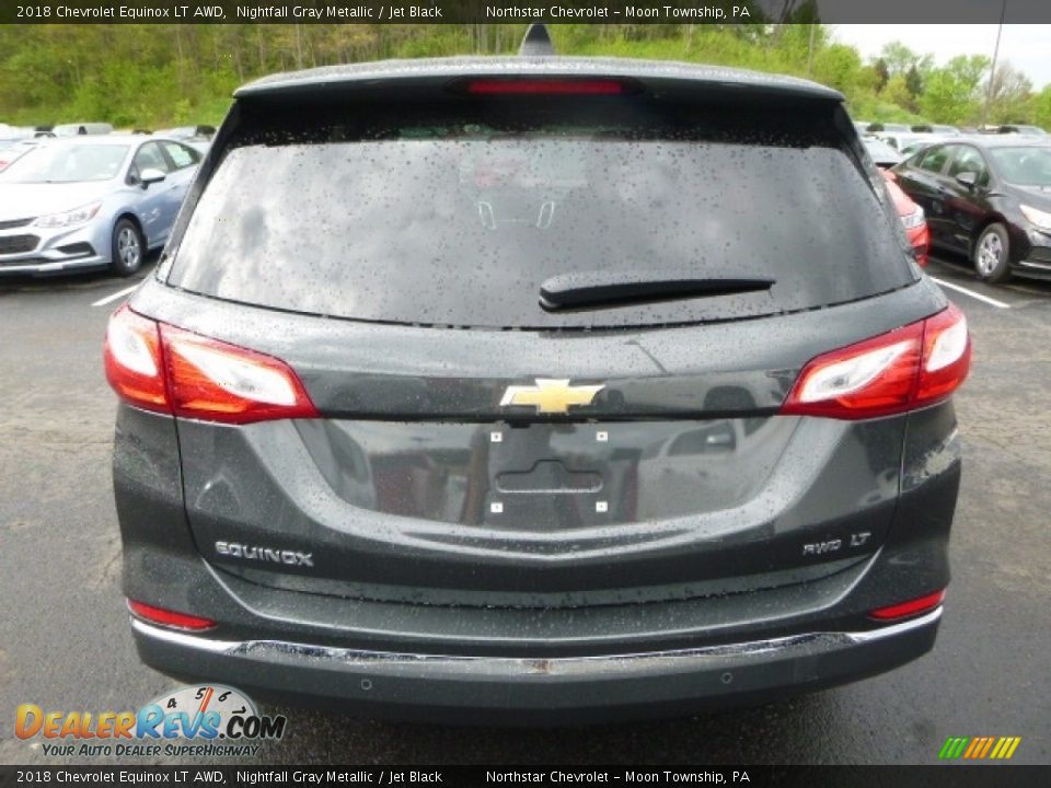 2018 Chevrolet Equinox LT AWD Nightfall Gray Metallic / Jet Black Photo #4