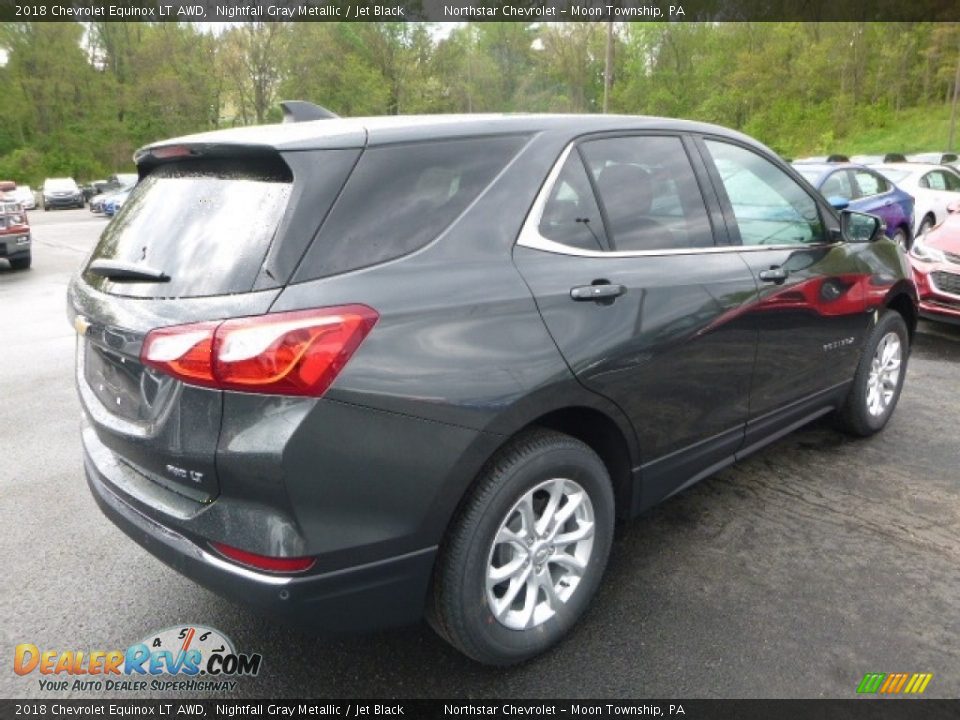 2018 Chevrolet Equinox LT AWD Nightfall Gray Metallic / Jet Black Photo #5