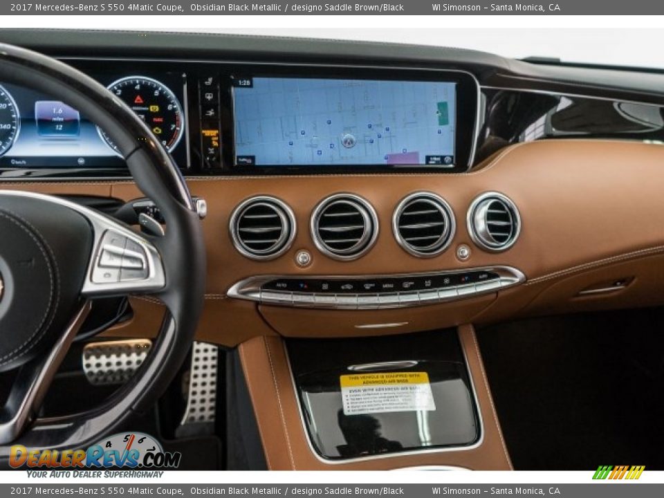 Controls of 2017 Mercedes-Benz S 550 4Matic Coupe Photo #8