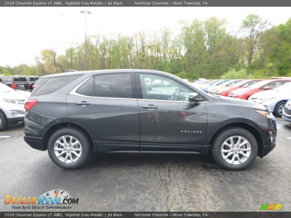 2018 Chevrolet Equinox LT AWD Nightfall Gray Metallic / Jet Black Photo #6