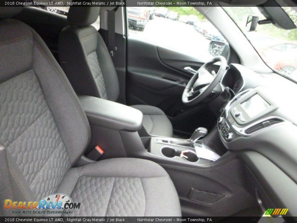 2018 Chevrolet Equinox LT AWD Nightfall Gray Metallic / Jet Black Photo #10
