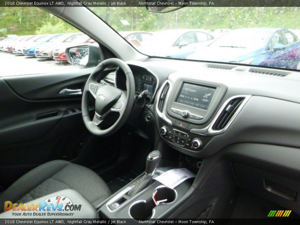 2018 Chevrolet Equinox LT AWD Nightfall Gray Metallic / Jet Black Photo #11