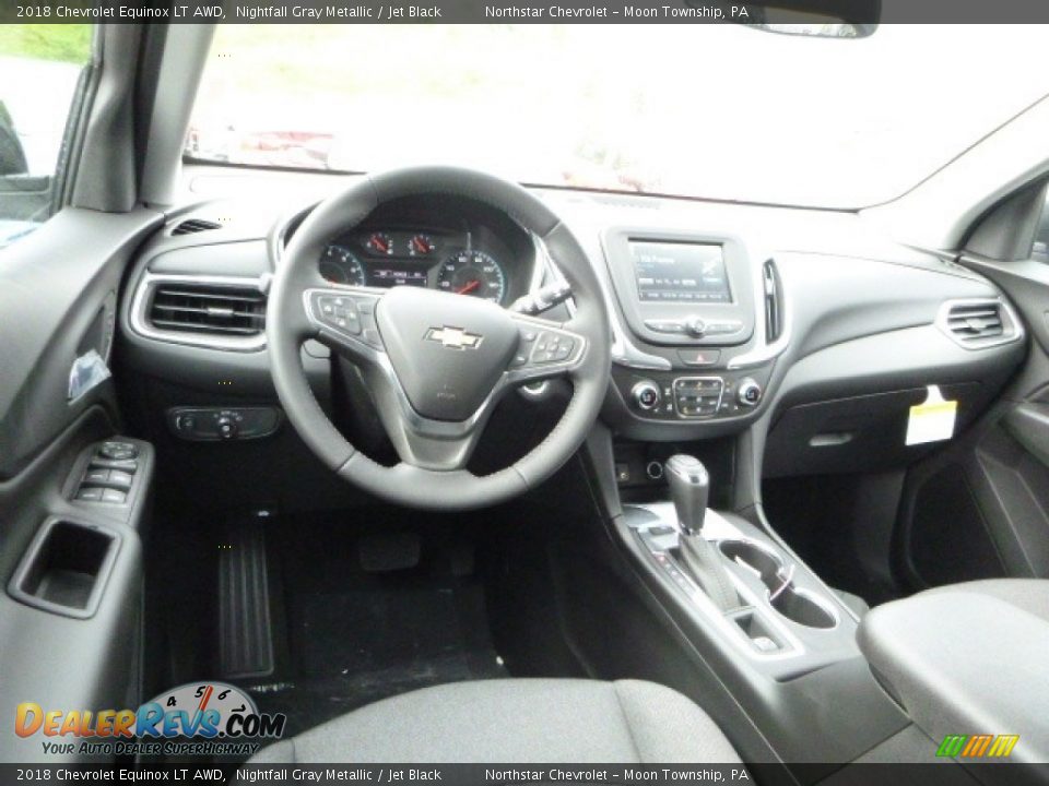 2018 Chevrolet Equinox LT AWD Nightfall Gray Metallic / Jet Black Photo #13
