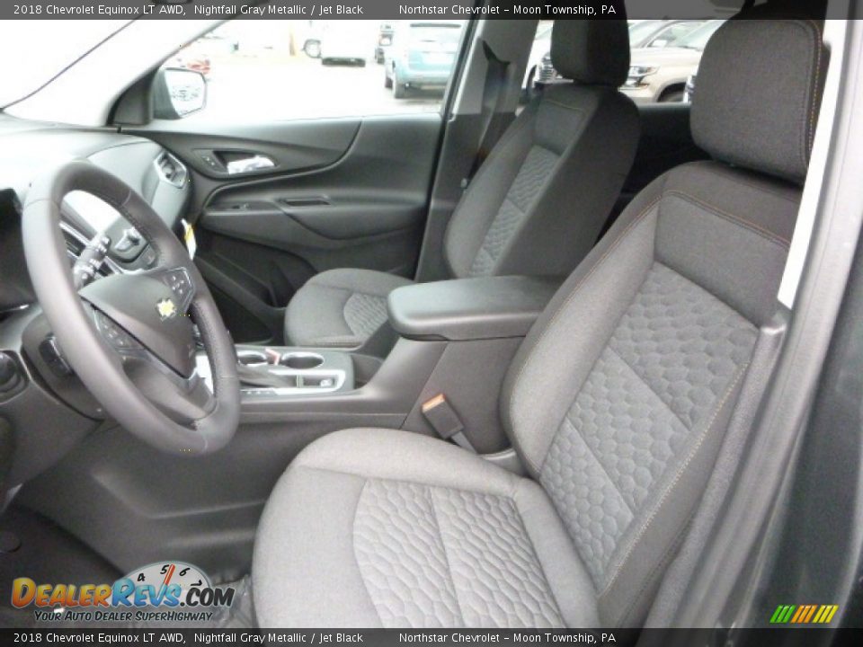 2018 Chevrolet Equinox LT AWD Nightfall Gray Metallic / Jet Black Photo #14