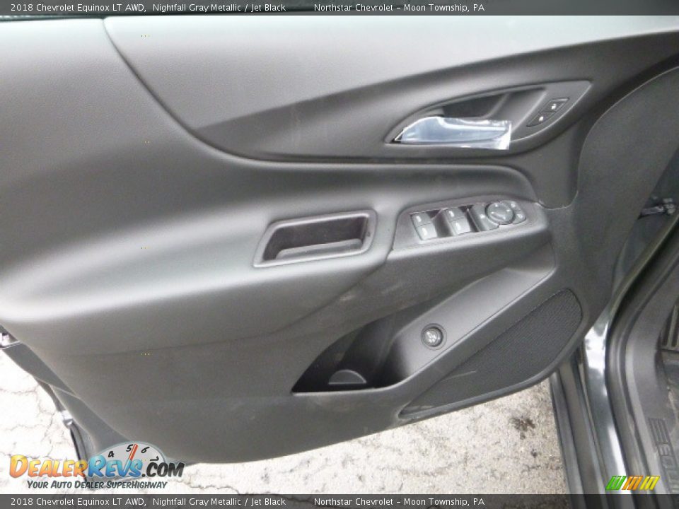 2018 Chevrolet Equinox LT AWD Nightfall Gray Metallic / Jet Black Photo #15