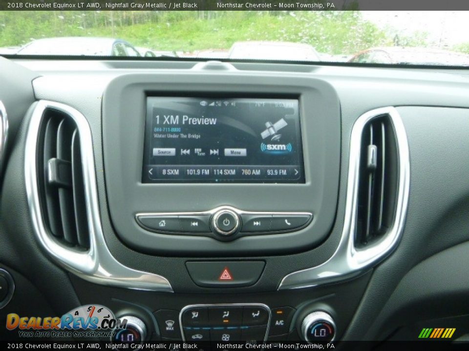 2018 Chevrolet Equinox LT AWD Nightfall Gray Metallic / Jet Black Photo #18