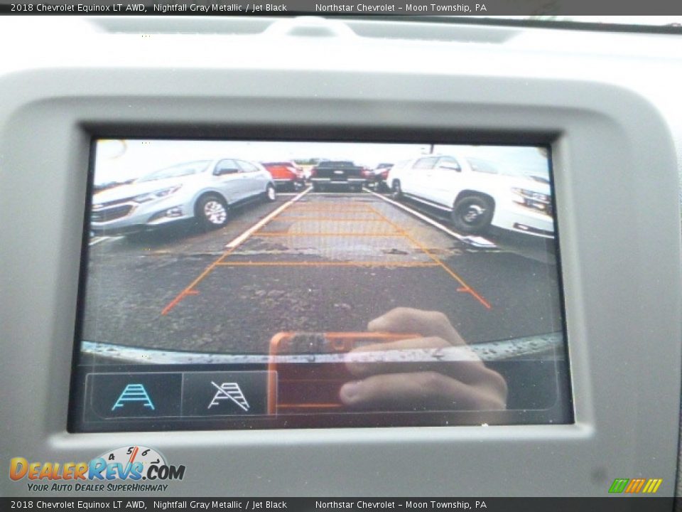 2018 Chevrolet Equinox LT AWD Nightfall Gray Metallic / Jet Black Photo #19