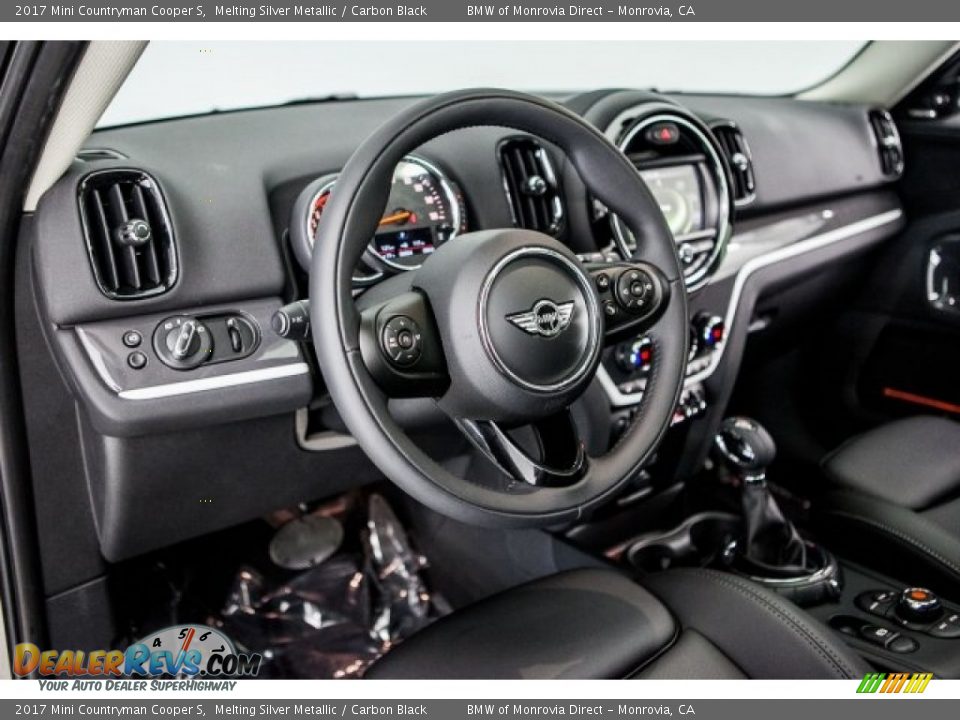 2017 Mini Countryman Cooper S Melting Silver Metallic / Carbon Black Photo #5