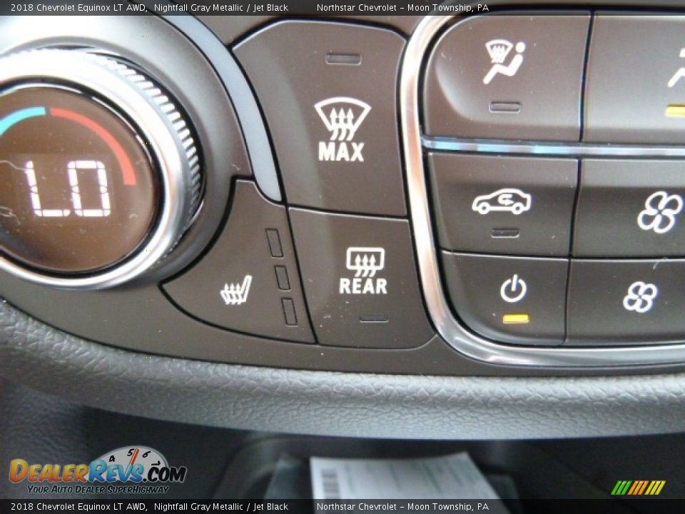 2018 Chevrolet Equinox LT AWD Nightfall Gray Metallic / Jet Black Photo #20