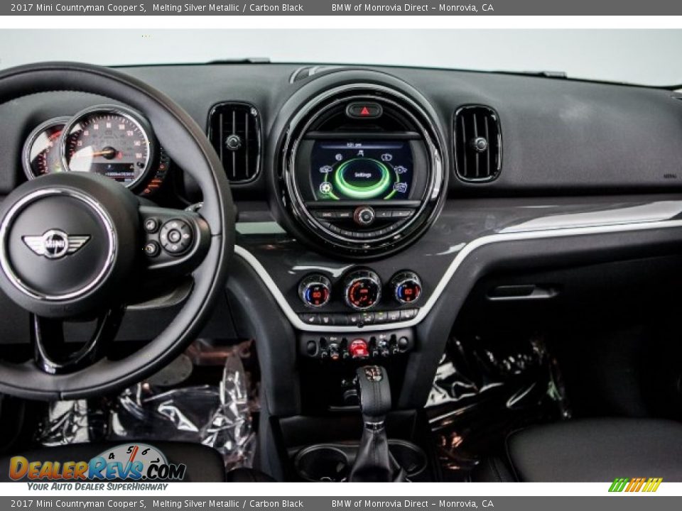 2017 Mini Countryman Cooper S Melting Silver Metallic / Carbon Black Photo #6