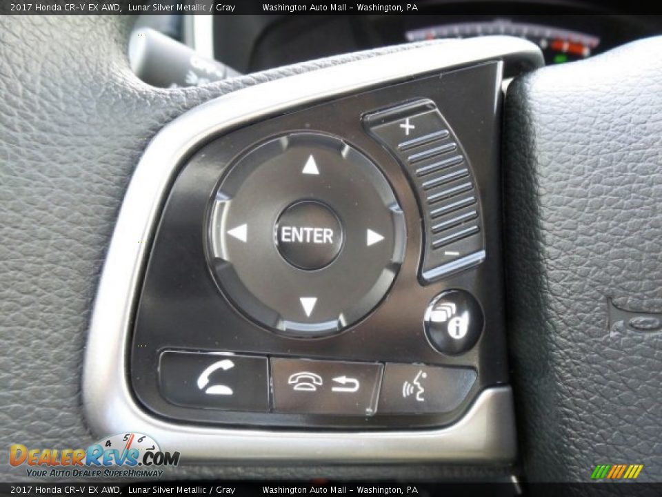 Controls of 2017 Honda CR-V EX AWD Photo #22