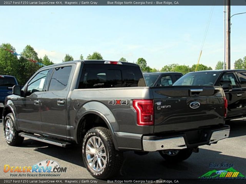 2017 Ford F150 Lariat SuperCrew 4X4 Magnetic / Earth Gray Photo #3