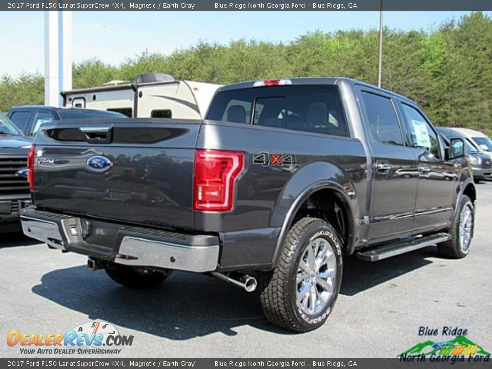 2017 Ford F150 Lariat SuperCrew 4X4 Magnetic / Earth Gray Photo #6