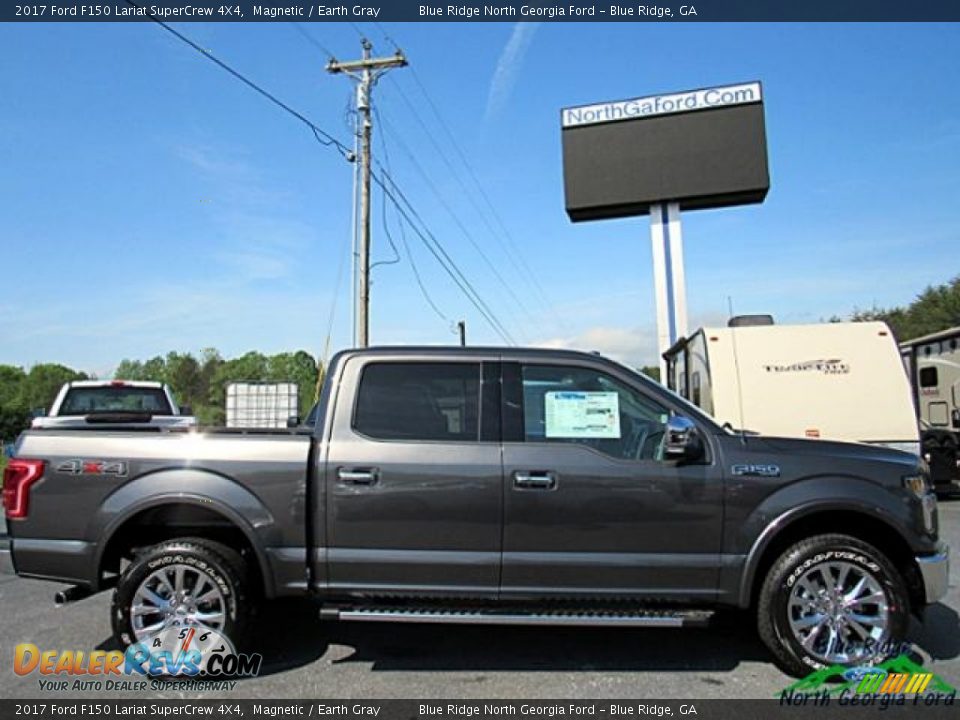 2017 Ford F150 Lariat SuperCrew 4X4 Magnetic / Earth Gray Photo #7