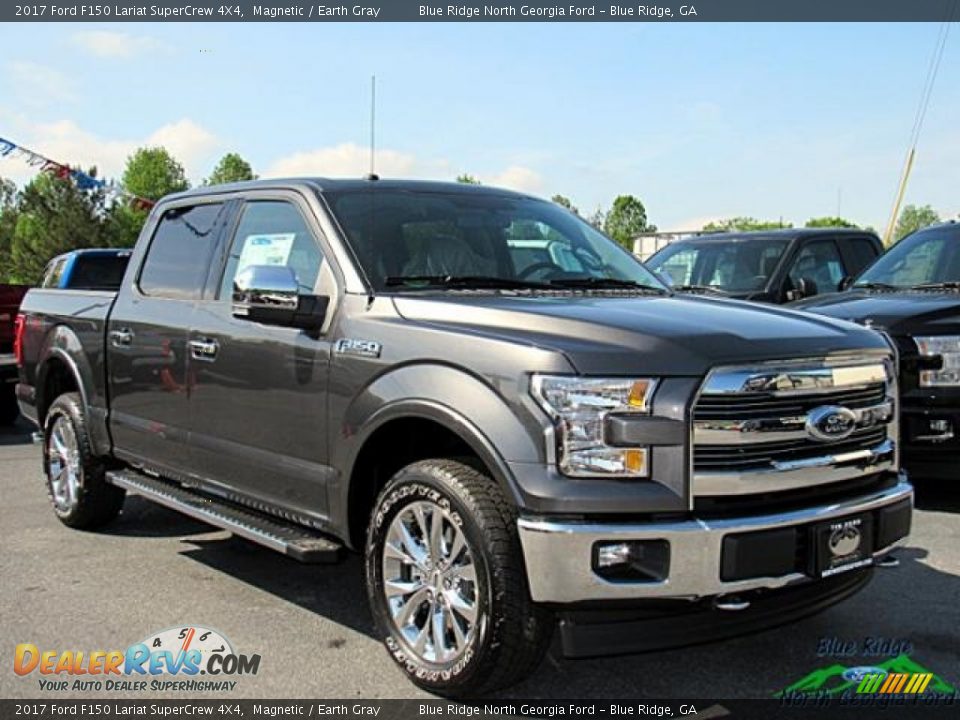 2017 Ford F150 Lariat SuperCrew 4X4 Magnetic / Earth Gray Photo #8