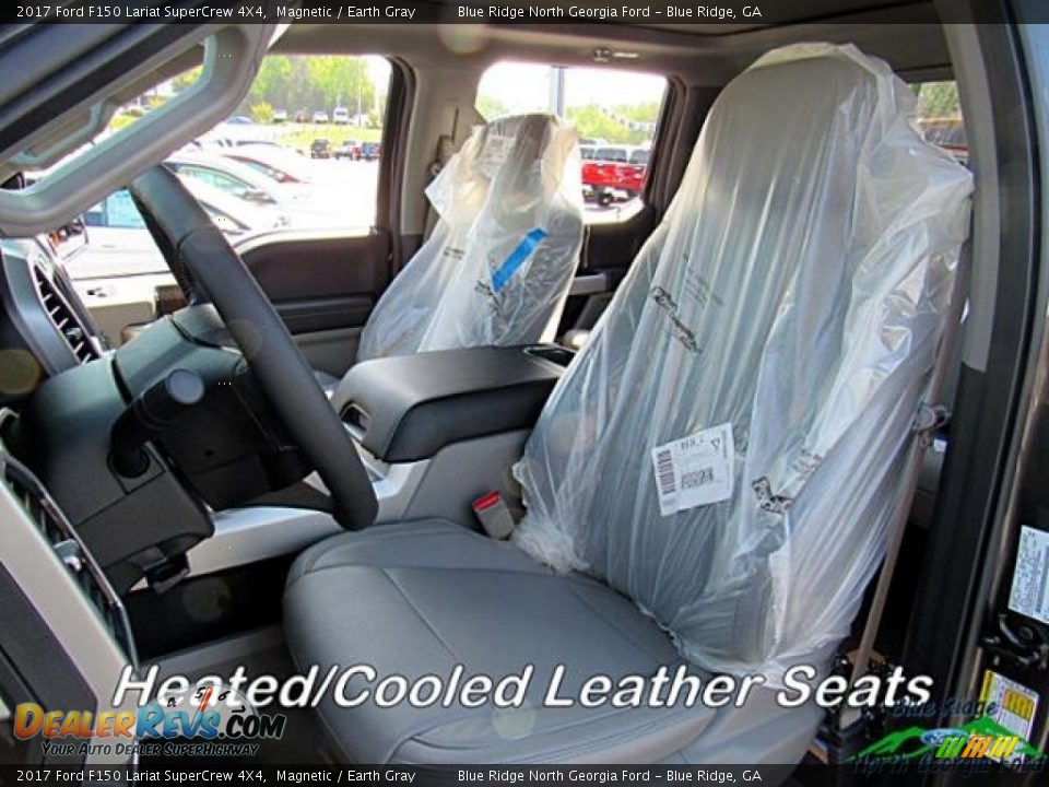 2017 Ford F150 Lariat SuperCrew 4X4 Magnetic / Earth Gray Photo #10